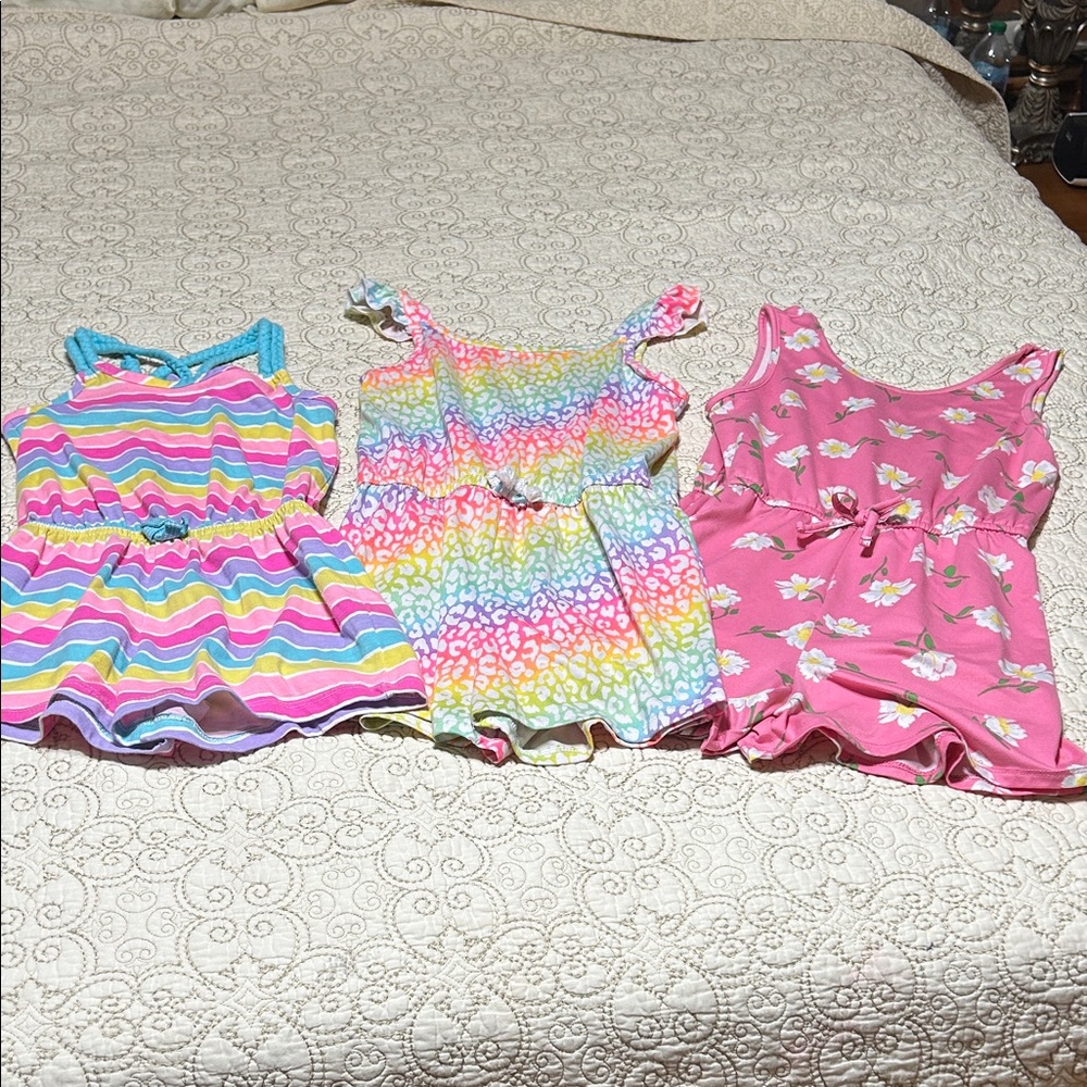 Colorful Toddler Dresses Set